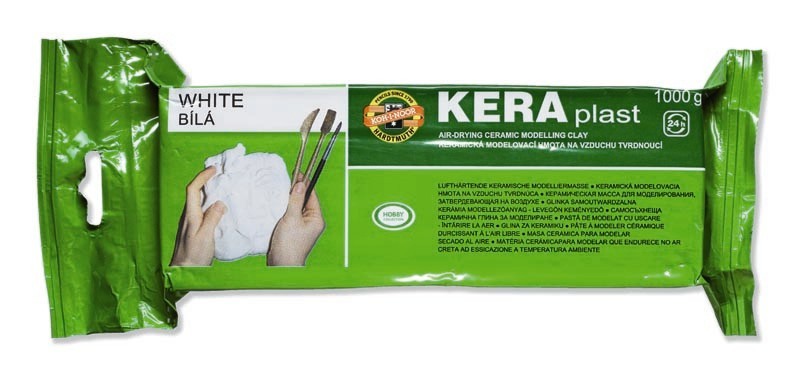 White Air Dry Modelling Clay 1000g