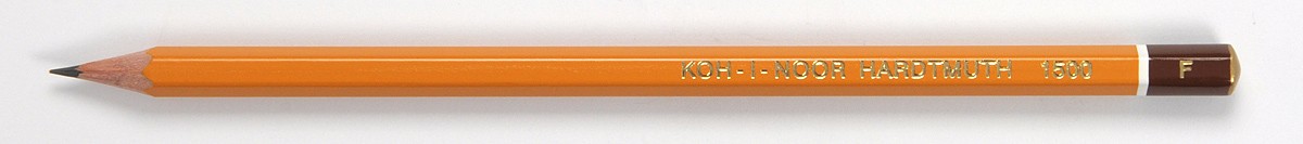 Set of 12 F Pencils, 1500