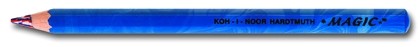 6 America Blue Tri-colour Magic Pencils