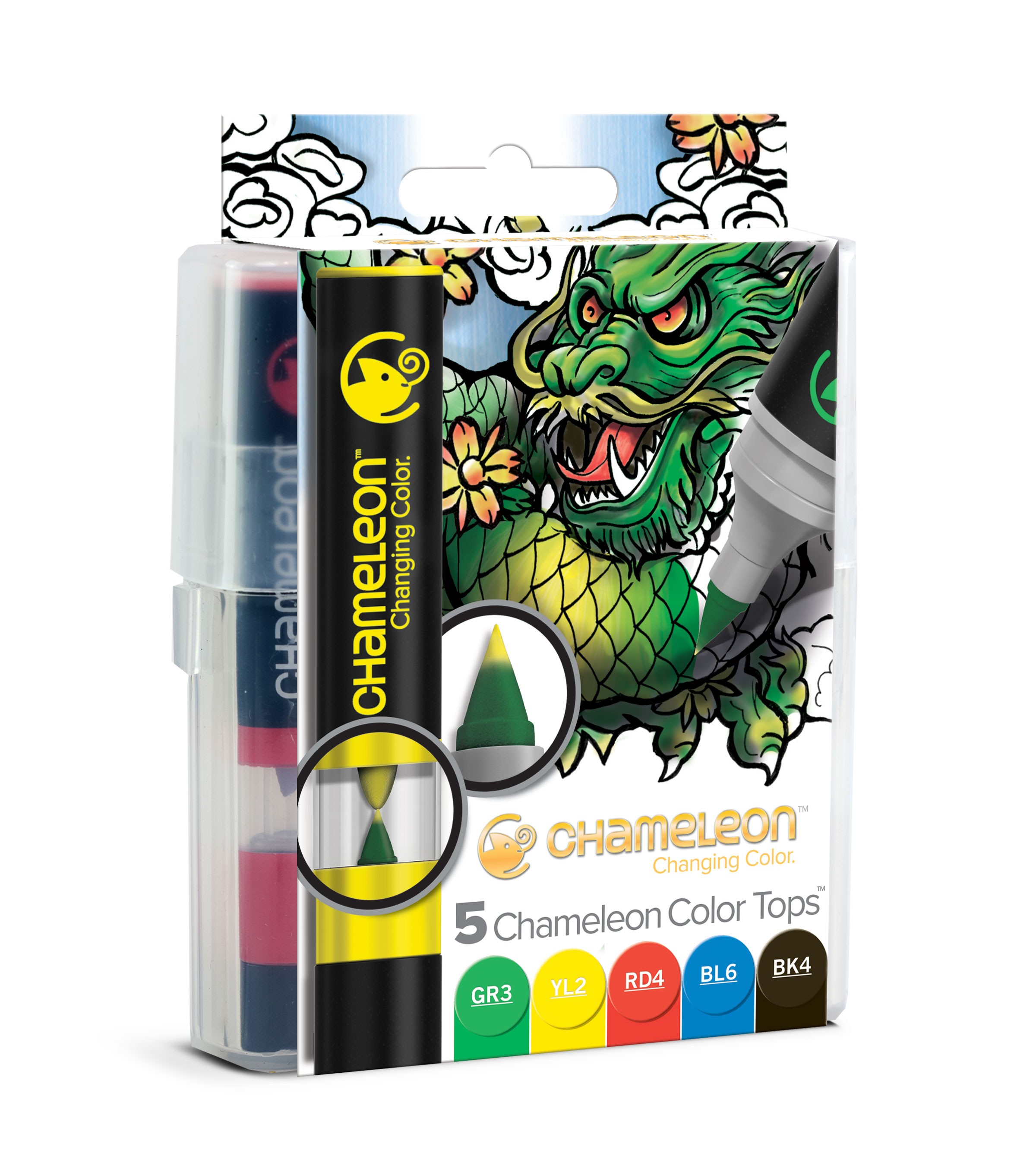 Chameleon Art Products Color Tops Primary Tones Set of 5 