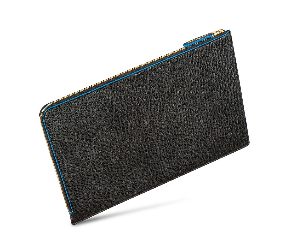 Printworks Laptop case (Black/Blue) - 13 inch