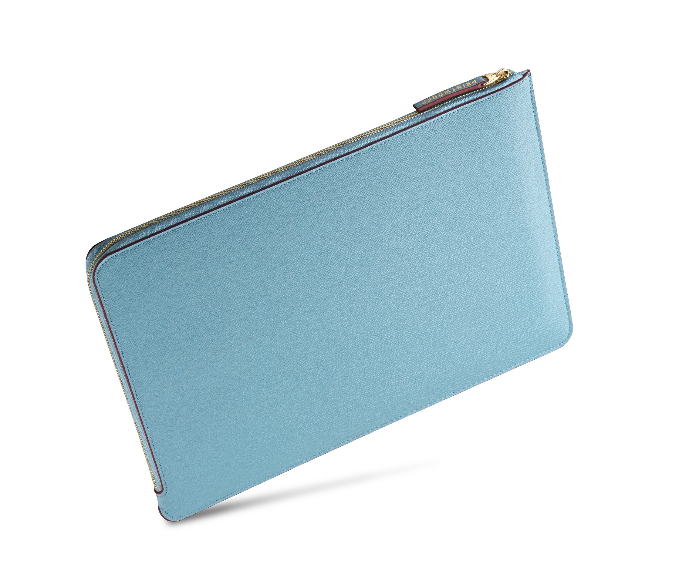 Printworks Laptop case (Light blue/Burgundy) - 10-12 inch