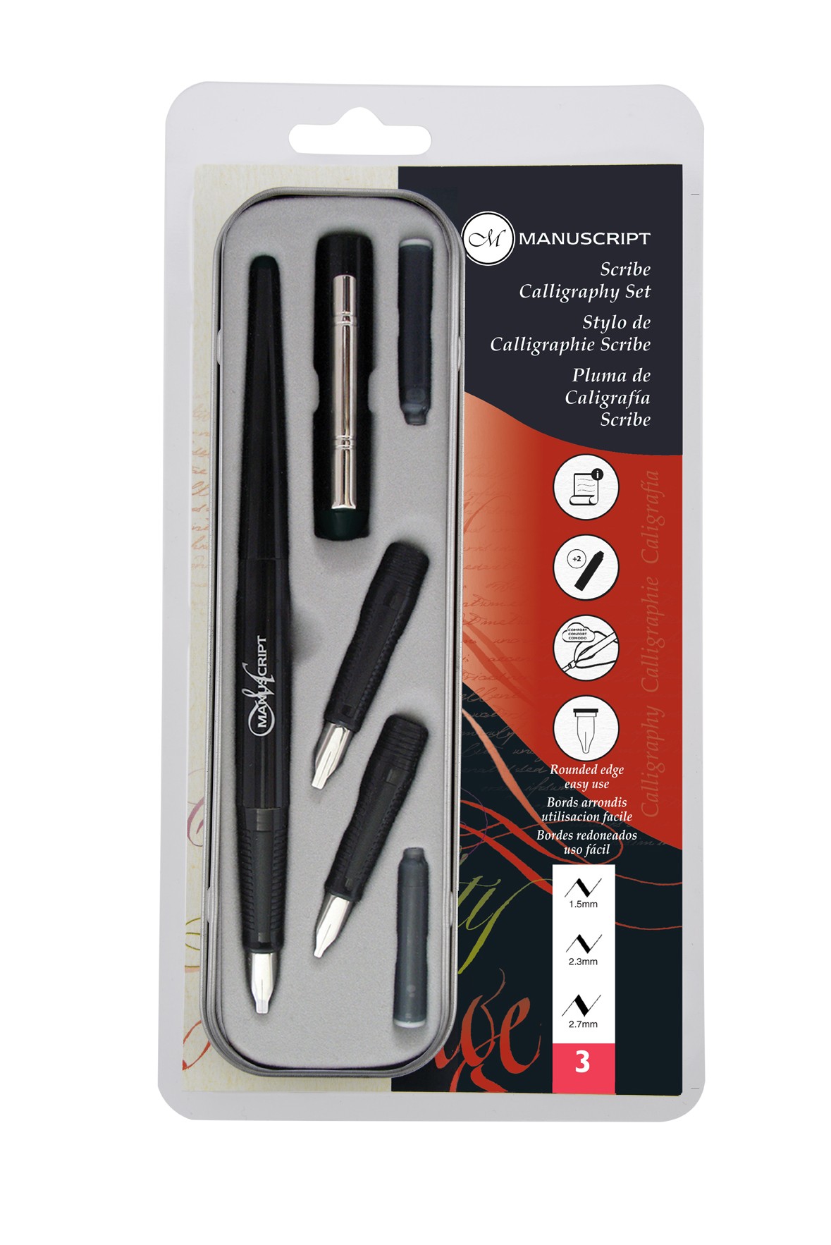 Scribe Calligraphy 3 Nib Set 