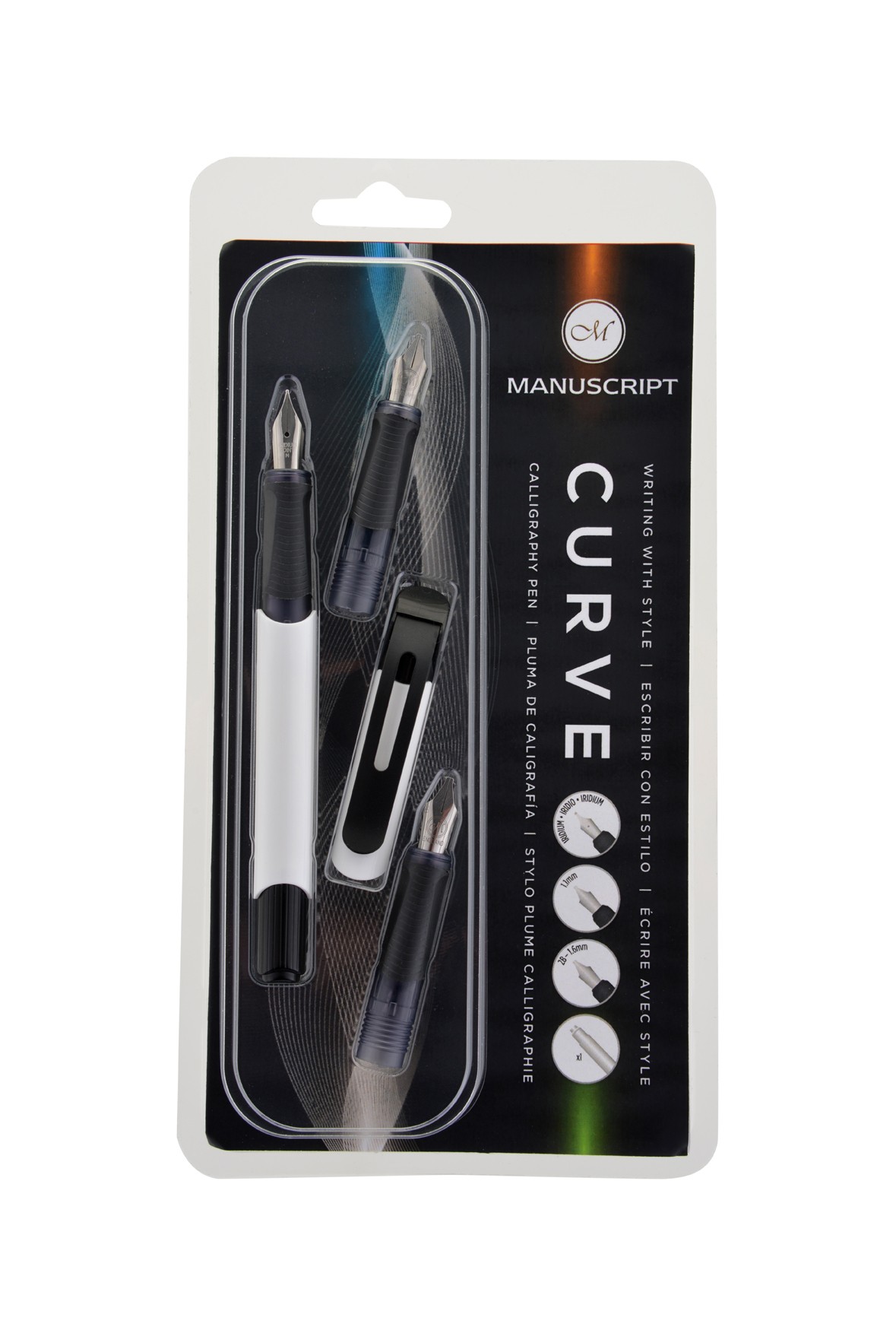 Curve 3 Nib Set White