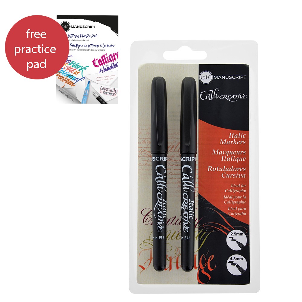 Italic Calligraphy Writing Set - 2 Pack