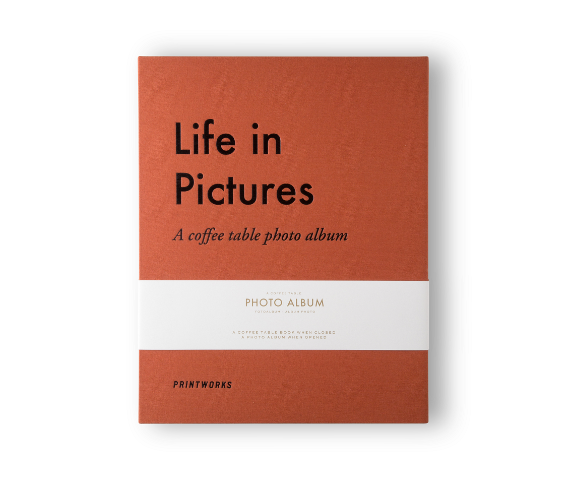Printworks Photo album - Life In Pictures Orange