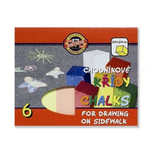 6 Pavement Chalks