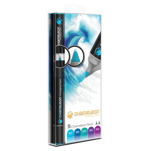 Chameleon Art Products Pens Cool Tones of 5 