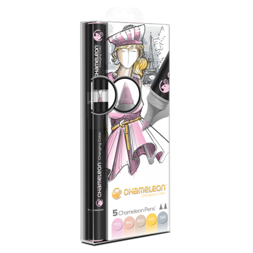 Chameleon Art Product Pastel Tones Pens Set of 5 