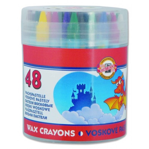 48 Round Wax Crayons
