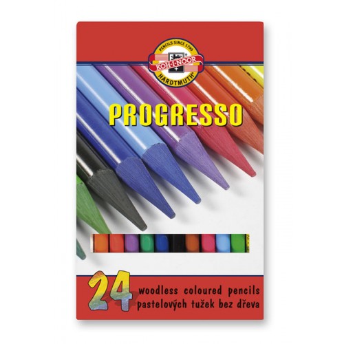 24 Progresso Woodless Pencils, Pencil Art, Koh-I-Noor