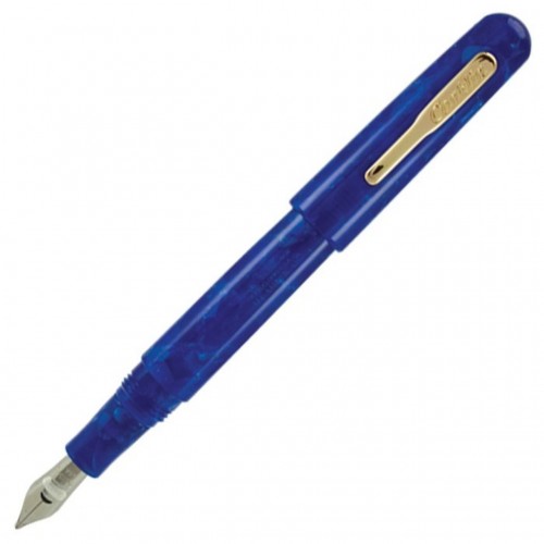 All American Fountain Pen, Lapis Blue - Medium, Slanting