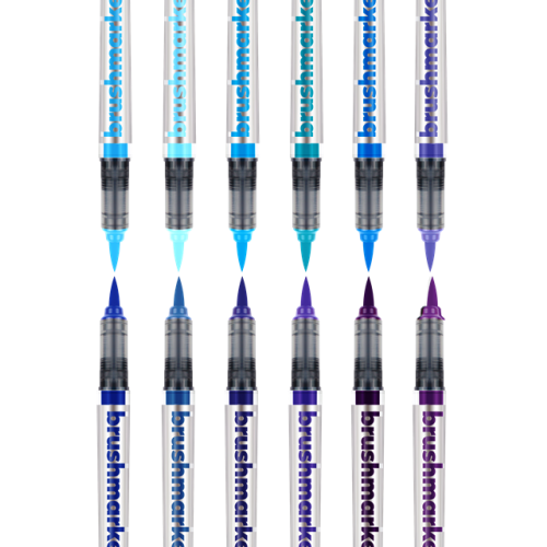 KARIN Brushmarker PRO 12 "Sky colours" set, MOOD