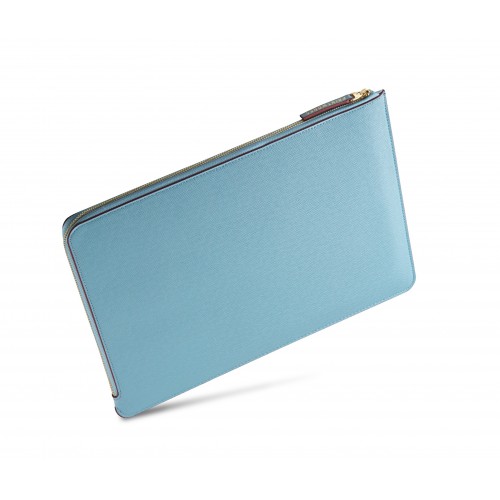 Printworks Laptop case (Light blue/Burgundy) - 10-12 inch