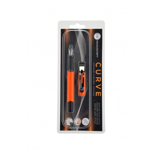 Curve Fountain Pen Orange 