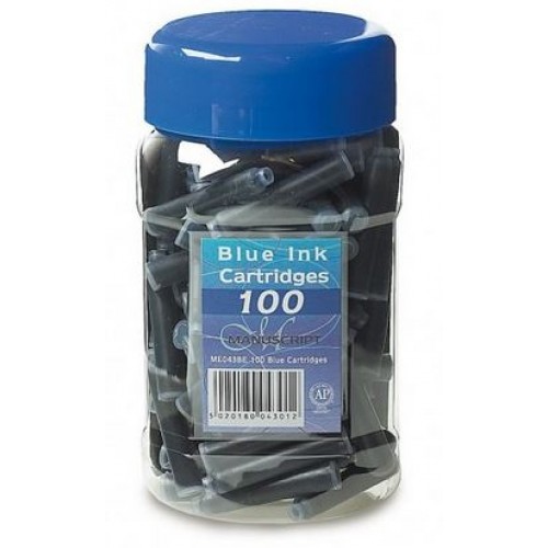 100 Blue Ink Cartridges