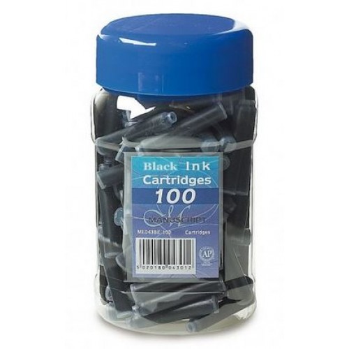100 Black Ink Cartridges