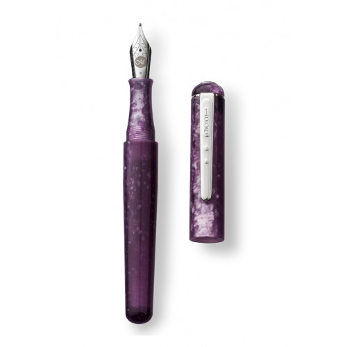 Purple Mist Fountain Pen Med Handwriting Nib