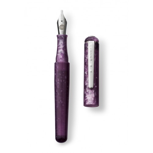 Purple Mist Fountain Pen Italic 1.1 Nib