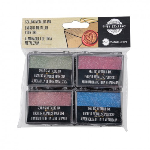 Metallic Ink Pad Set of 4 Colours