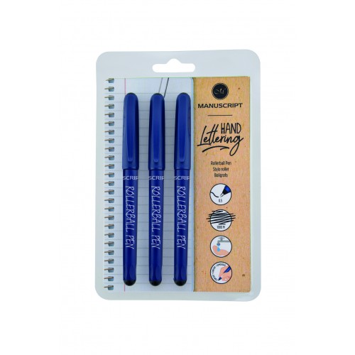 Rollerball Pen- Triple Pack Black