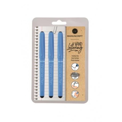 Fineliner Triple Pack- Black