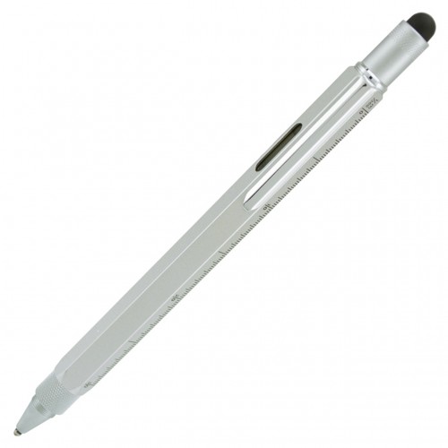 Monteverde USA® Tool Pen™ Ballpoint Silver, tilted