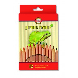 12 Grooved Colouring Pencils