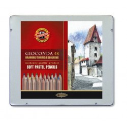 48 Gioconda Soft Pastel Pencils, Koh-I-Noor