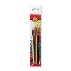 5 Round brushes for young artists