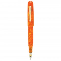 All American Fountain Pen, Sunburst Orange - Medium, Front