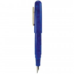 All American Fountain Pen, Lapis Blue - Medium, Left