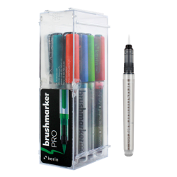 KARIN Brushmarker PRO 11 basic colours + 1 blender set, BOXED