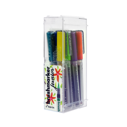 KARIN Brushmarker JUNIOR 11 basic colours + 1 blender set, BACK