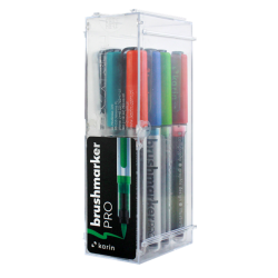 Brushmarker PRO 12 Basic Colours set, BACK