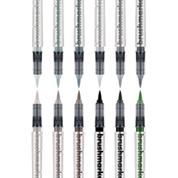 KARIN Brushmarker PRO 12 "Grey colours" set, MOOD