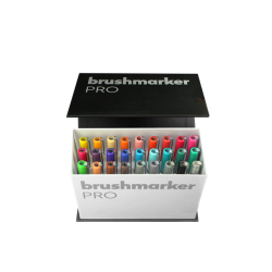 KARIN Brushmarker PRO Mini Box 26 colours + 1 blender set, front
