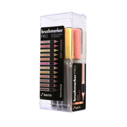 KARIN Brushmarker PRO 12 "Skin colours" set, FRONT