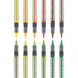 KARIN Brushmarker PRO 12 "Sun and tree colours" set, mood
