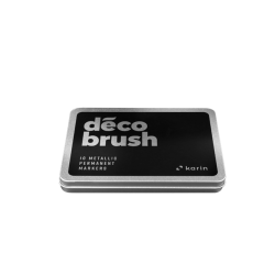 KARIN Deco Brush Metallic 10 colours set, CLOSED BOX