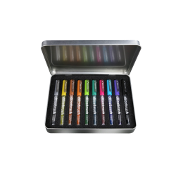 KARIN Deco Brush Metallic 10 colours set. FRONT TILTED