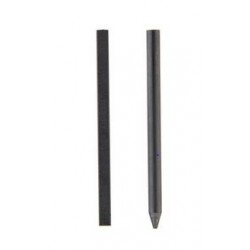 Flat & Round Black Lead Set