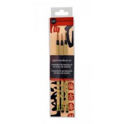 Sable Hair Calligraphy Brush Set