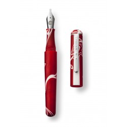 Red Storm Fountain Pen Italic 1.1 Nib