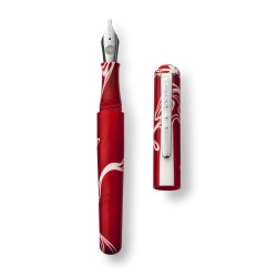 ML1856 Red Storm Fountain Pen Italic 1.1 Nib