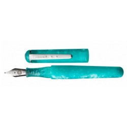 Turquoise Ocean Fountain Pen Italic 1.5 Nib