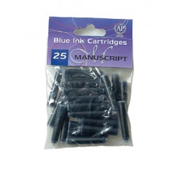 25 Blue Ink Washable Cartridges