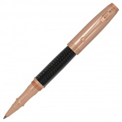 Monteverde USA® Invincia™ Rose Gold Carbon Fiber, Rollerball, TILTEED