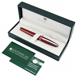 Monteverde USA Aldo Domani Fountain Pen Red, BOXED