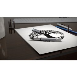 Yookers 999 METIS Fiber pen Grey brushed lacquer satin 1.0mm fibre tip Mood 2